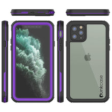 Load image into Gallery viewer, iPhone 12 Pro Waterproof IP68 Case, Punkcase [Purple]  [Maximus Series] [Slim Fit] [IP68 Certified] [Shockresistant] Clear Armor Cover with Screen Protector | Ultimate Protection
