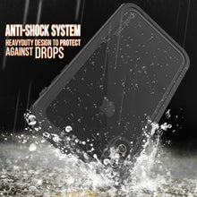 Load image into Gallery viewer, iPhone XS Waterproof IP68 Case, Punkcase [Black] [Rapture Series]  W/Built in Screen Protector
