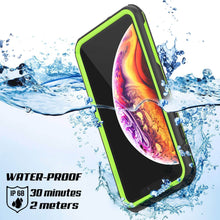 Load image into Gallery viewer, iPhone XS Max Waterproof IP68 Case, Punkcase [Green] [Rapture Series]  W/Built in Screen Protector

