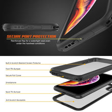 Load image into Gallery viewer, iPhone XS Waterproof IP68 Case, Punkcase [Black] [Rapture Series]  W/Built in Screen Protector
