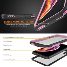 Load image into Gallery viewer, iPhone XS Waterproof IP68 Case, Punkcase [pink] [Rapture Series]  W/Built in Screen Protector
