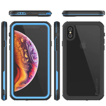 Load image into Gallery viewer, iPhone XS Waterproof IP68 Case, Punkcase [Blue] [Rapture Series]  W/Built in Screen Protector
