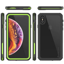 Load image into Gallery viewer, iPhone XS Max Waterproof IP68 Case, Punkcase [Green] [Rapture Series]  W/Built in Screen Protector
