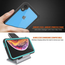 Load image into Gallery viewer, iPhone XR Waterproof IP68 Case, Punkcase [teal] [Rapture Series]  W/Built in Screen Protector
