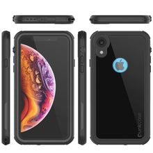 Load image into Gallery viewer, iPhone XR Waterproof IP68 Case, Punkcase [Shiny Black] [Rapture Series]  W/Built in Screen Protector

