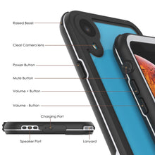 Load image into Gallery viewer, iPhone XR Waterproof IP68 Case, Punkcase [white] [Rapture Series]  W/Built in Screen Protector
