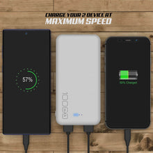 Load image into Gallery viewer, PunkCase Wireless PowerBank 10000mah Battery Pack for iPhone X/XS/Max/XR / 11/10, iPad, Samsung Galaxy S10 / S9 and Many More [White]
