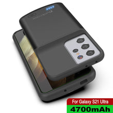Load image into Gallery viewer, PunkJuice S21 Ultra Battery Case Black - Portable Charging Power Juice Bank with 4700mAh
