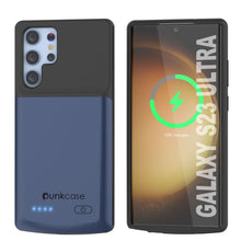 Load image into Gallery viewer, PunkJuice S23 Ultra Battery Case Blue - Portable Charging Power Juice Bank with 4800mAh
