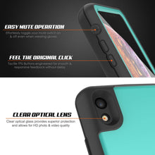 Load image into Gallery viewer, PunkJuice iPhone XR Battery Case, Waterproof, IP68 Certified [Ultra Slim] [Teal]
