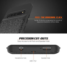 Load image into Gallery viewer, PunkJuice S10 5G Battery Case Black Pattern - Fast Charging Power Juice Bank with 4700mAh
