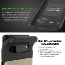 Load image into Gallery viewer, PunkJuice S10 5G Battery Case Gold - Fast Charging Power Juice Bank with 4700mAh
