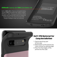 Load image into Gallery viewer, PunkJuice S10 5G Battery Case Rose - Fast Charging Power Juice Bank with 4700mAh
