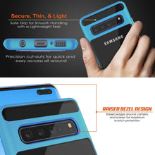 Load image into Gallery viewer, Galaxy S10 5G Case, PUNKcase [LUCID 3.0 Series] [Slim Fit] Armor Cover w/ Integrated Screen Protector [Blue]
