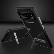 Load image into Gallery viewer, Galaxy S10 5G Case, PUNKcase [LUCID 3.0 Series] [Slim Fit] [Clear Back] Armor Cover w/ Integrated Screen Protector [Black]
