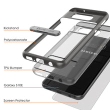 Load image into Gallery viewer, Galaxy S10e Case, PUNKcase [LUCID 3.0 Series] [Slim Fit] Armor Cover w/ Integrated Screen Protector [Grey]
