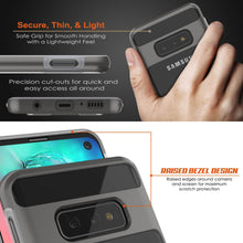 Load image into Gallery viewer, Galaxy S10e Case, PUNKcase [LUCID 3.0 Series] [Slim Fit] Armor Cover w/ Integrated Screen Protector [Grey]
