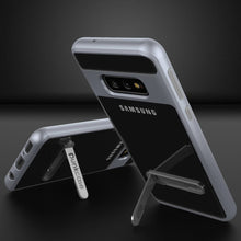 Load image into Gallery viewer, Galaxy S10e Case, PUNKcase [LUCID 3.0 Series] [Slim Fit] Armor Cover w/ Integrated Screen Protector [Silver]
