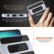 Load image into Gallery viewer, Galaxy S10 Case, PUNKcase [LUCID 3.0 Series] [Slim Fit] Armor Cover w/ Integrated Screen Protector [Silver]
