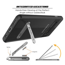 Load image into Gallery viewer, Galaxy S10 Case, PUNKcase [LUCID 3.0 Series] [Slim Fit] [Clear Back] Armor Cover w/ Integrated Screen Protector [Black]
