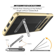 Load image into Gallery viewer, Galaxy S10 Case, PUNKcase [LUCID 3.0 Series] [Slim Fit] Armor Cover w/ Integrated Screen Protector [Gold]
