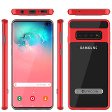 Load image into Gallery viewer, Galaxy S10 Case, PUNKcase [LUCID 3.0 Series] [Slim Fit] Armor Cover w/ Integrated Screen Protector [Red]
