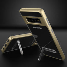 Load image into Gallery viewer, Galaxy S10 Case, PUNKcase [LUCID 3.0 Series] [Slim Fit] Armor Cover w/ Integrated Screen Protector [Gold]
