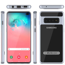 Load image into Gallery viewer, Galaxy S10 Case, PUNKcase [LUCID 3.0 Series] [Slim Fit] Armor Cover w/ Integrated Screen Protector [Silver]

