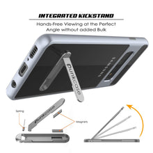 Load image into Gallery viewer, Galaxy S10 Case, PUNKcase [LUCID 3.0 Series] [Slim Fit] Armor Cover w/ Integrated Screen Protector [Silver]

