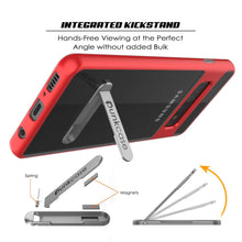 Load image into Gallery viewer, Galaxy S10 Case, PUNKcase [LUCID 3.0 Series] [Slim Fit] Armor Cover w/ Integrated Screen Protector [Red]
