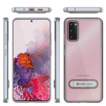 Load image into Gallery viewer, Galaxy S20 Case, PUNKcase [LUCID 3.0 Series] [Slim Fit] Armor Cover w/ Integrated Screen Protector [Silver]
