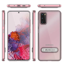 Load image into Gallery viewer, Galaxy S20 Case, PUNKcase [LUCID 3.0 Series] [Slim Fit] Armor Cover w/ Integrated Screen Protector [Rose Gold]
