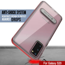 Load image into Gallery viewer, Galaxy S20 Case, PUNKcase [LUCID 3.0 Series] [Slim Fit] Armor Cover w/ Integrated Screen Protector [Red]
