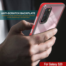 Load image into Gallery viewer, Galaxy S20 Case, PUNKcase [LUCID 3.0 Series] [Slim Fit] Armor Cover w/ Integrated Screen Protector [Red]

