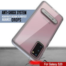 Load image into Gallery viewer, Galaxy S20 Case, PUNKcase [LUCID 3.0 Series] [Slim Fit] Armor Cover w/ Integrated Screen Protector [Silver]
