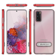 Load image into Gallery viewer, Galaxy S20 Case, PUNKcase [LUCID 3.0 Series] [Slim Fit] Armor Cover w/ Integrated Screen Protector [Red]
