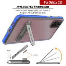 Load image into Gallery viewer, Galaxy S20 Case, PUNKcase [LUCID 3.0 Series] [Slim Fit] Armor Cover w/ Integrated Screen Protector [Blue]
