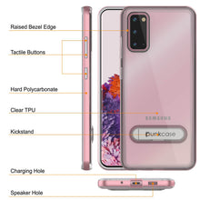 Load image into Gallery viewer, Galaxy S20 Case, PUNKcase [LUCID 3.0 Series] [Slim Fit] Armor Cover w/ Integrated Screen Protector [Rose Gold]
