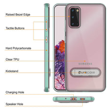 Load image into Gallery viewer, Galaxy S20 Case, PUNKcase [LUCID 3.0 Series] [Slim Fit] Armor Cover w/ Integrated Screen Protector [Teal]
