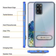 Load image into Gallery viewer, Galaxy S20+ Plus Case, PUNKcase [LUCID 3.0 Series] [Slim Fit] Armor Cover w/ Integrated Screen Protector [Blue]
