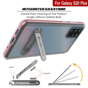 Galaxy S20+ Plus Case, PUNKcase [LUCID 3.0 Series] [Slim Fit] Armor Cover w/ Integrated Screen Protector [Rose Gold]