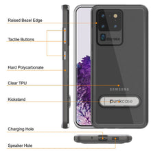 Load image into Gallery viewer, Galaxy S20 Ultra Case, PUNKcase [LUCID 3.0 Series] [Slim Fit] Armor Cover w/ Integrated Screen Protector [Grey]
