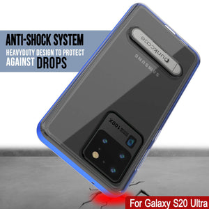 Galaxy S20 Ultra Case, PUNKcase [LUCID 3.0 Series] [Slim Fit] Armor Cover w/ Integrated Screen Protector [Blue]