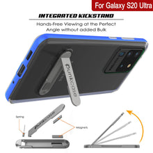 Load image into Gallery viewer, Galaxy S20 Ultra Case, PUNKcase [LUCID 3.0 Series] [Slim Fit] Armor Cover w/ Integrated Screen Protector [Blue]
