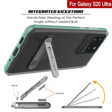 Load image into Gallery viewer, Galaxy S20 Ultra Case, PUNKcase [LUCID 3.0 Series] [Slim Fit] Armor Cover w/ Integrated Screen Protector [Teal]
