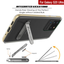 Load image into Gallery viewer, Galaxy S20 Ultra Case, PUNKcase [LUCID 3.0 Series] [Slim Fit] Armor Cover w/ Integrated Screen Protector [Gold]
