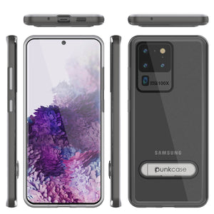 Galaxy S20 Ultra Case, PUNKcase [LUCID 3.0 Series] [Slim Fit] Armor Cover w/ Integrated Screen Protector [Grey]