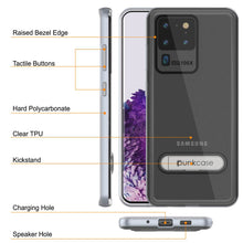 Load image into Gallery viewer, Galaxy S20 Ultra Case, PUNKcase [LUCID 3.0 Series] [Slim Fit] Armor Cover w/ Integrated Screen Protector [Silver]
