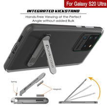 Load image into Gallery viewer, Galaxy S20 Ultra Case, PUNKcase [LUCID 3.0 Series] [Slim Fit] Armor Cover w/ Integrated Screen Protector [Grey]
