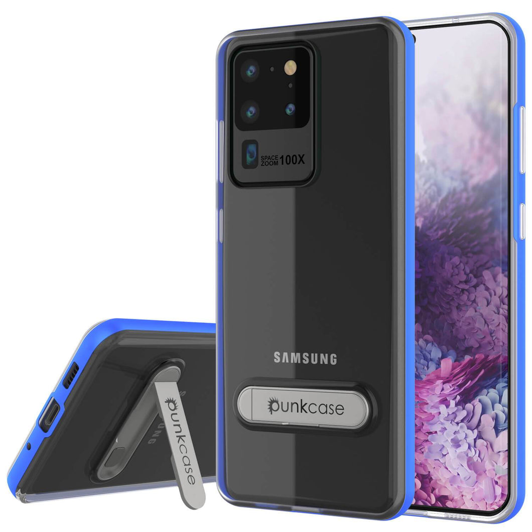 Galaxy S20 Ultra Case, PUNKcase [LUCID 3.0 Series] [Slim Fit] Armor Cover w/ Integrated Screen Protector [Blue]